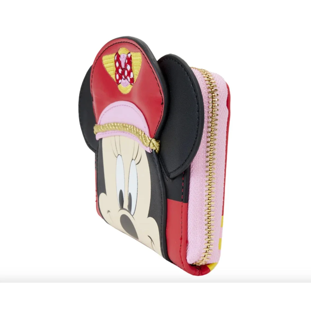 Loungefly X LE C2E2 Disney Pilot Minnie Mouse Cosplay Mini Backpack & Wallet NWT